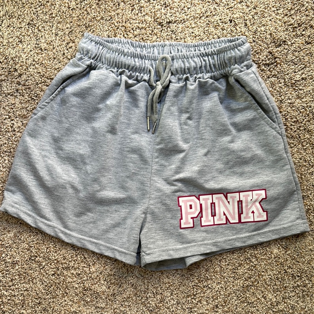 PINK Victoria's Secret Gray Athletic Shorts